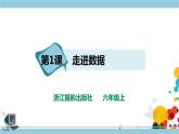 新浙摄影版六上信息技术 第1课 走进数据 课件+教案+练习