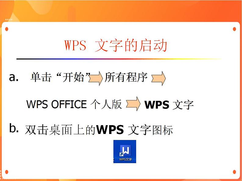 苏科版4信息技术 1 初识“WPS文字” 课件第4页