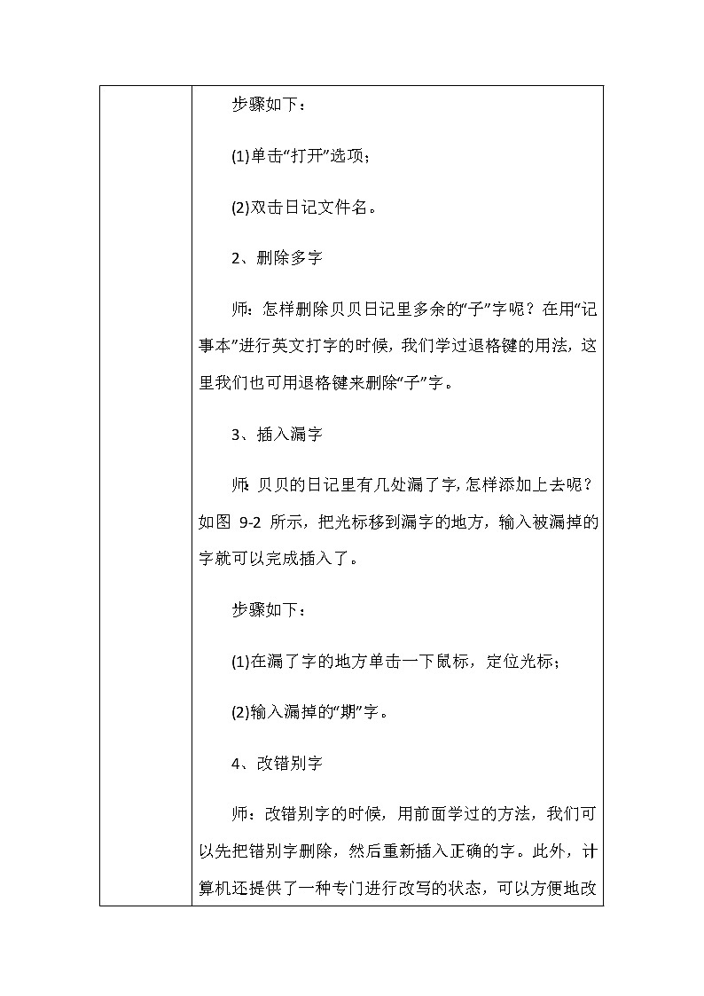 第9课 修改文章中的错误 教案第2页