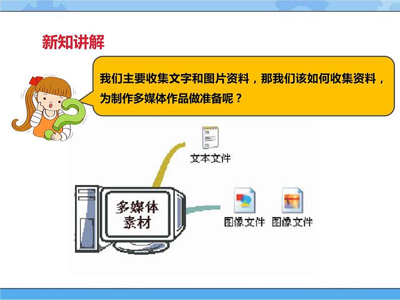 【课件】第六课 收集多媒体素材（上）四年级下册信息技术粤教版（B版）04