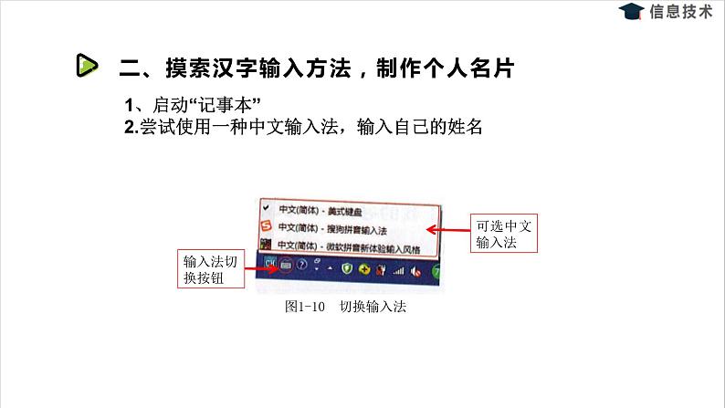 湘电子五年级信息技术上册 3《请收下我的名片——文字信息输入》课件04