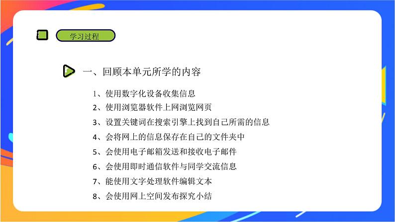 沪科版信息技术五年级下册 第一单元《天气与生活——获取、加工与发布信息》小结课件02