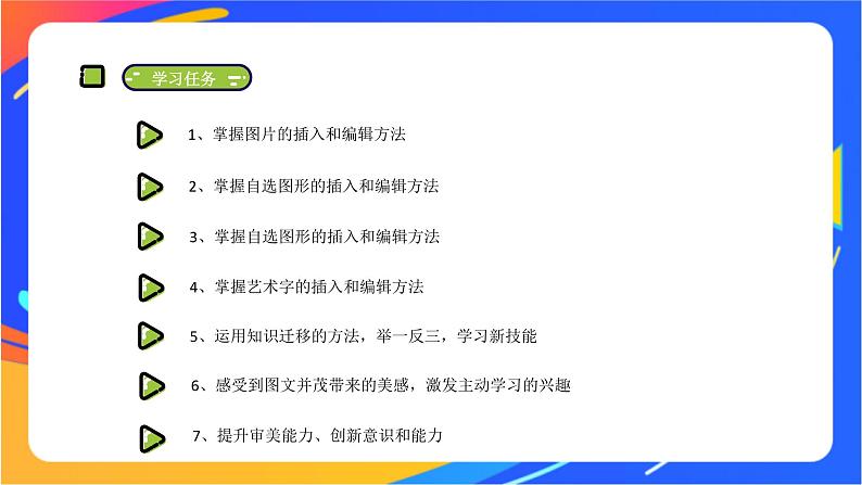 沪科版信息技术五年级下册 第二单元 活动三《美化电子小报》课件第2页