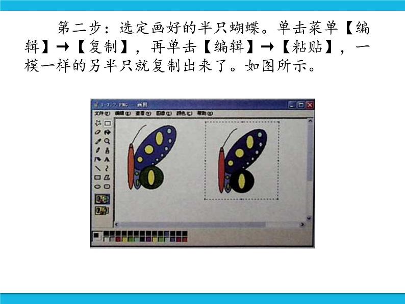 新世纪版信息技术三年级下册 1.7画蝴蝶 PPT课件第6页