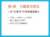 第1课 与键盘交朋友课件PPT