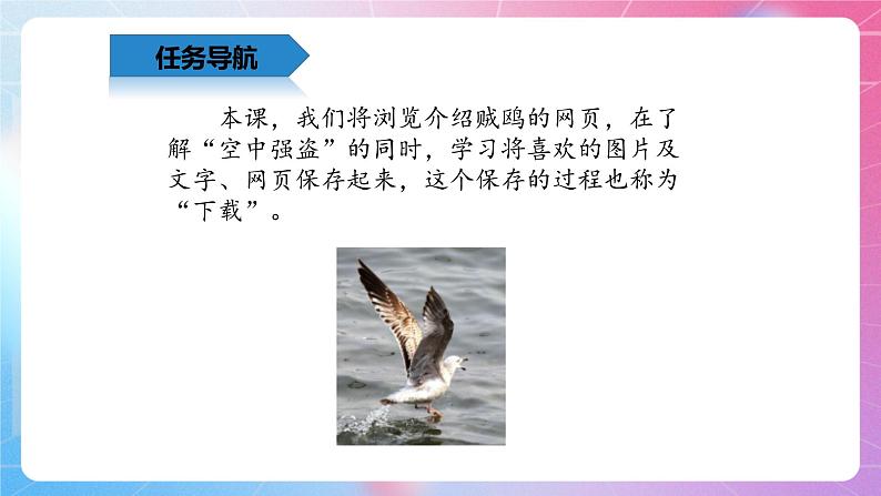 四年级上册信息技术课件-2.4收入囊中—图文资料的下载 清华大学版第3页