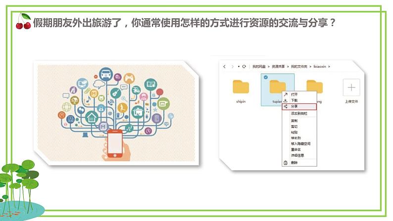 浙教版2023三年级上册信息技术第二单元第八课《共享资源途径》课件02