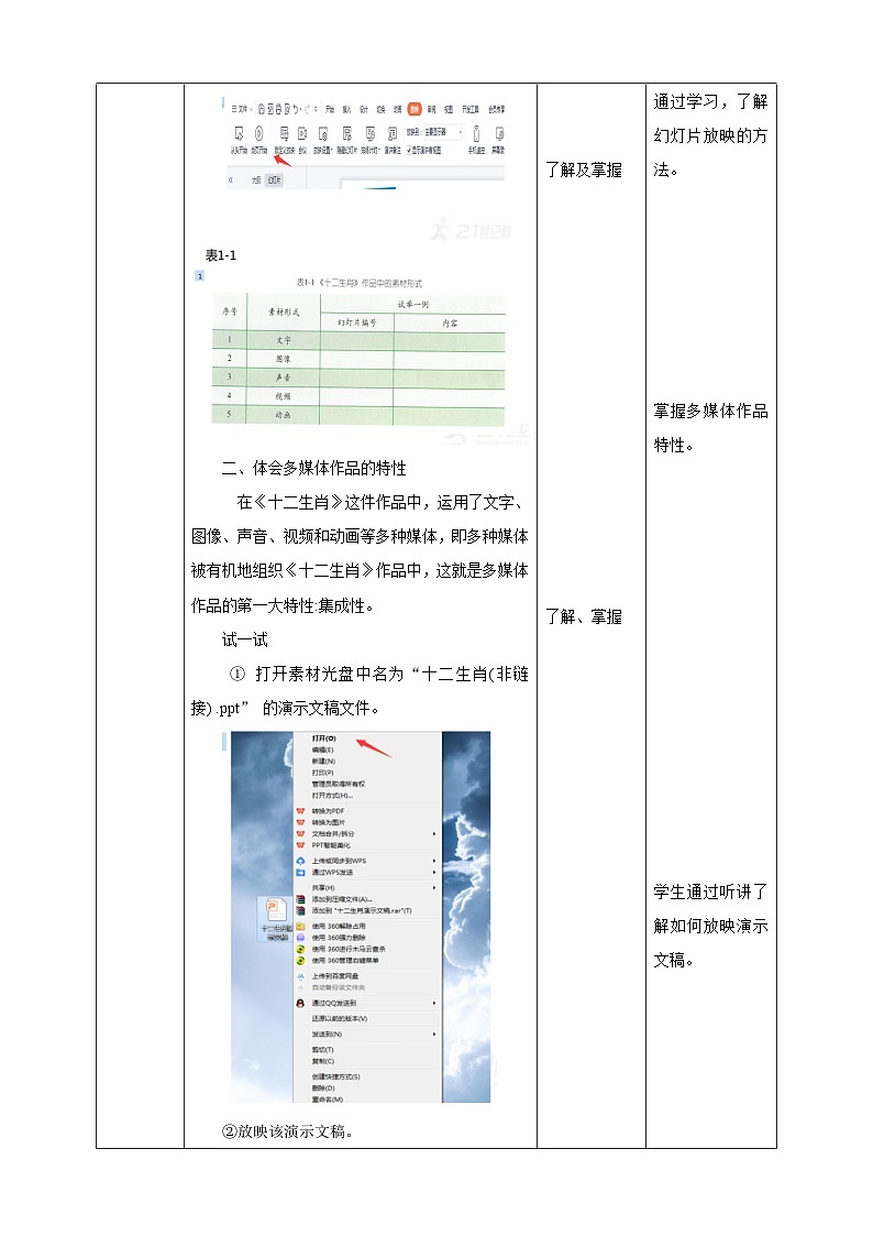 信息技术五下教科版 第1课  初识多媒体 课件+教案+练习02