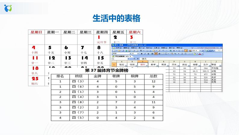 人教版四年级下册信息技术1.9《个性表格巧制作》课件PPT03