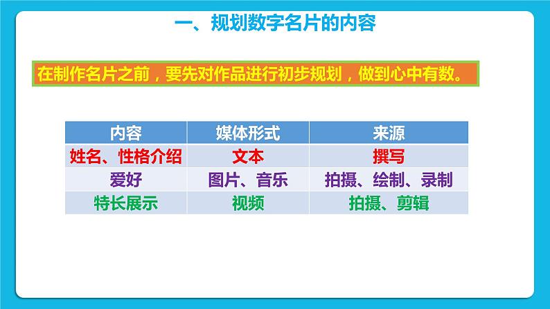 浙摄影版四年级下册信息技术第15课制作数字名片课件PPT05