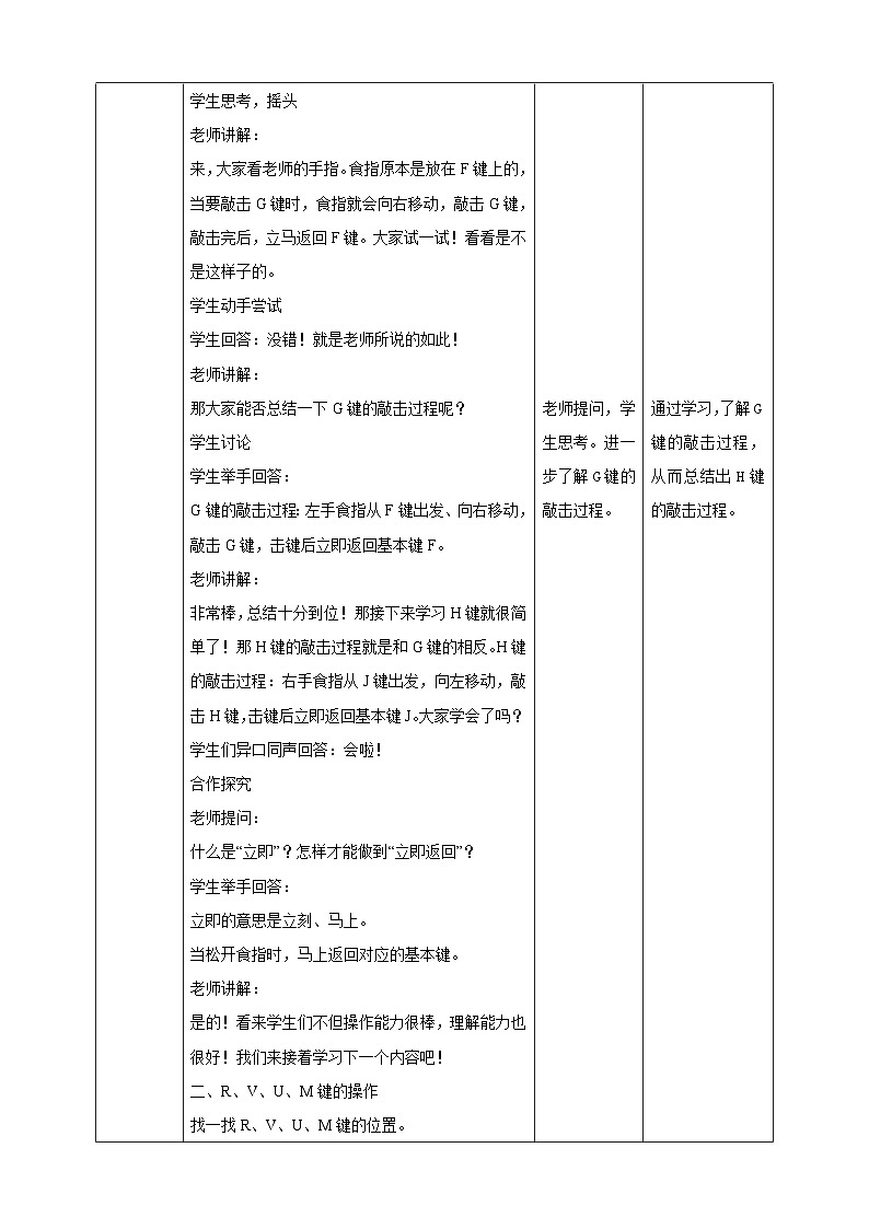 教科版（云南）三年级下册信息技术第4课 食指大哥挑重担1 教案第2页