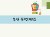 （浙教版2023）信息科技三年级下学期第第一单元3课媒体文件类型（课件）