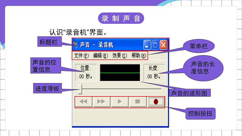 闽教版（2016）信息技术五年级下册 5《录制声音》课件04