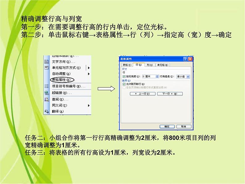 大连理工版 四年级下册信息技术 2.调整表格格式 课件第4页