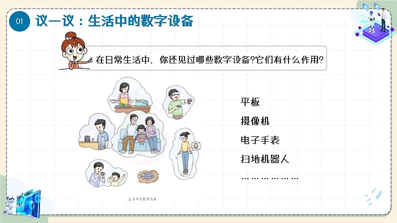 【苏科版】三上信息技术  第二单元第一课 身边的数字设备（课件+教学设计+学习单+练习 ）07