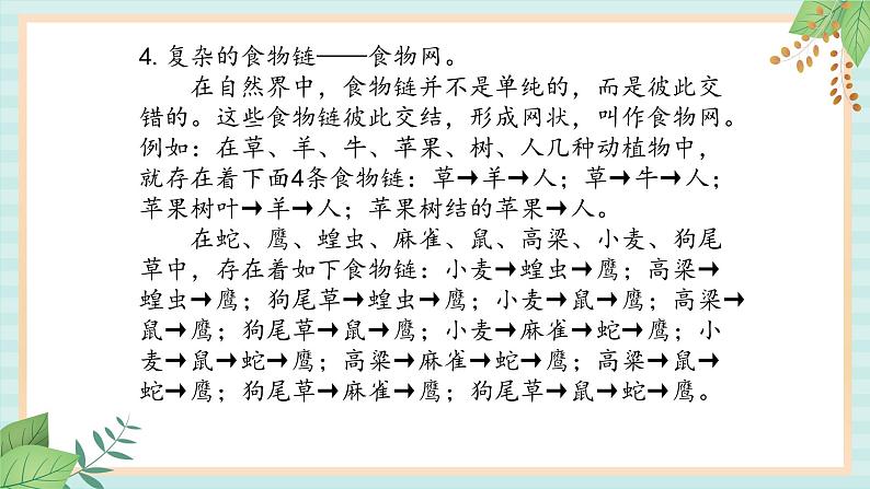 冀教版信息技术六上有趣的食物链PPT课件第6页