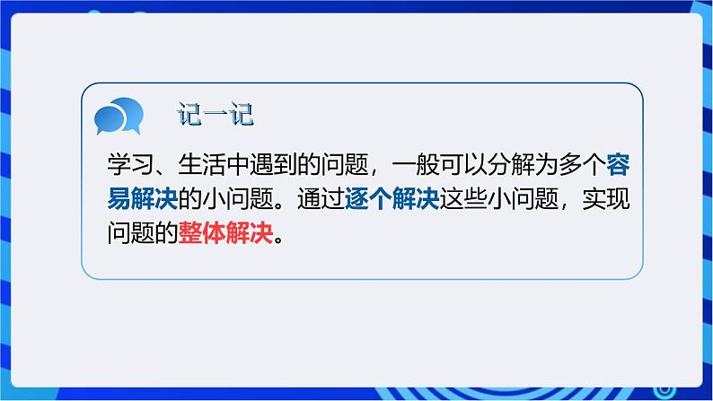 浙教版（2023）信息技术三上 13课《分解问题步骤》课件第5页