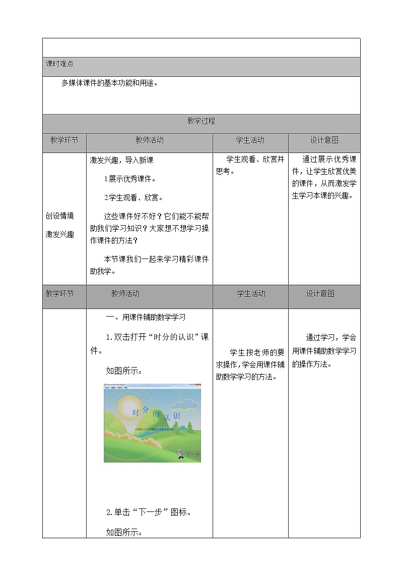 2024秋人教版小学信息技术上册三年级（上）第6课 精彩课件助我学（一课时）教案第2页