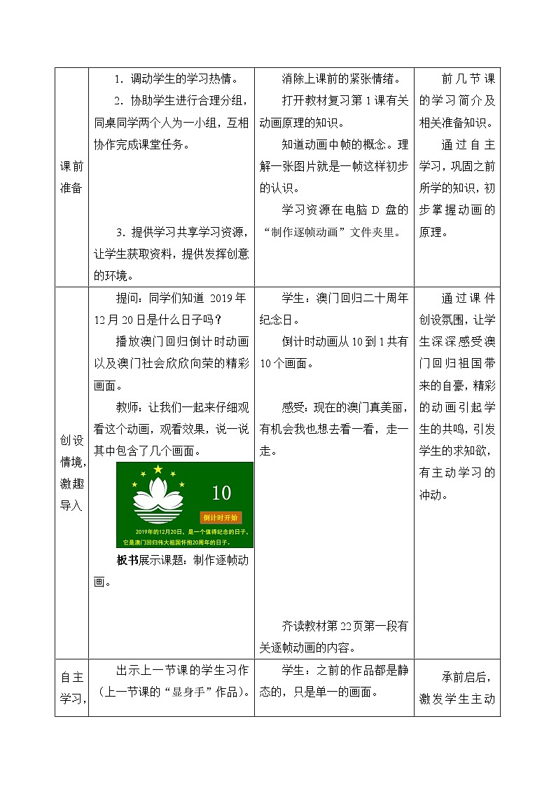 《第3课 红绿灯前——制作逐帧动画》名师教案03