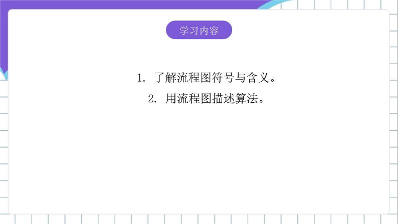 [核心素养]浙教版（2023）信息技术五上3《流程图描述算法》课件第2页