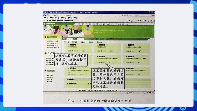 川教版（三起）信息技术五下 第3课《网上聊天》课件第3页