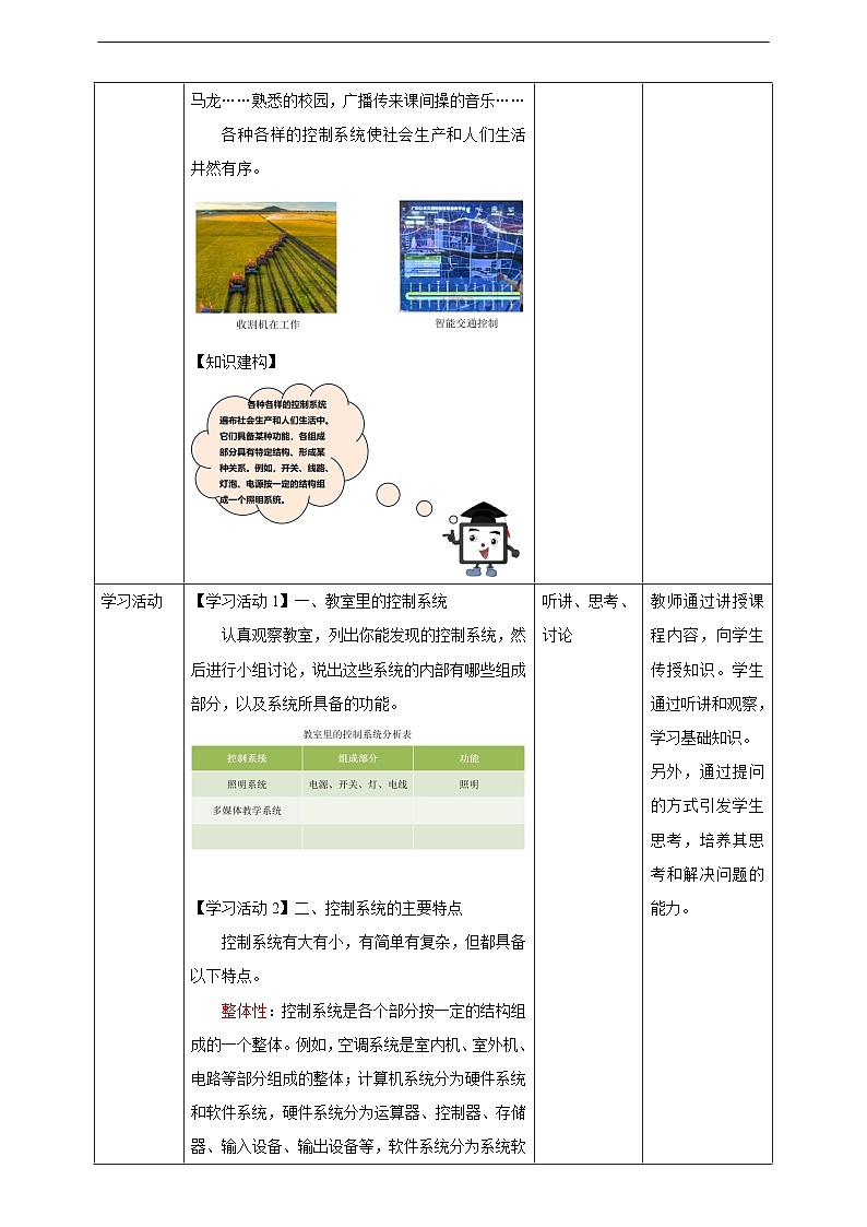 义务教育版（2024）六年级全一册信息科技 第13课  控制系统有特点 教案第2页