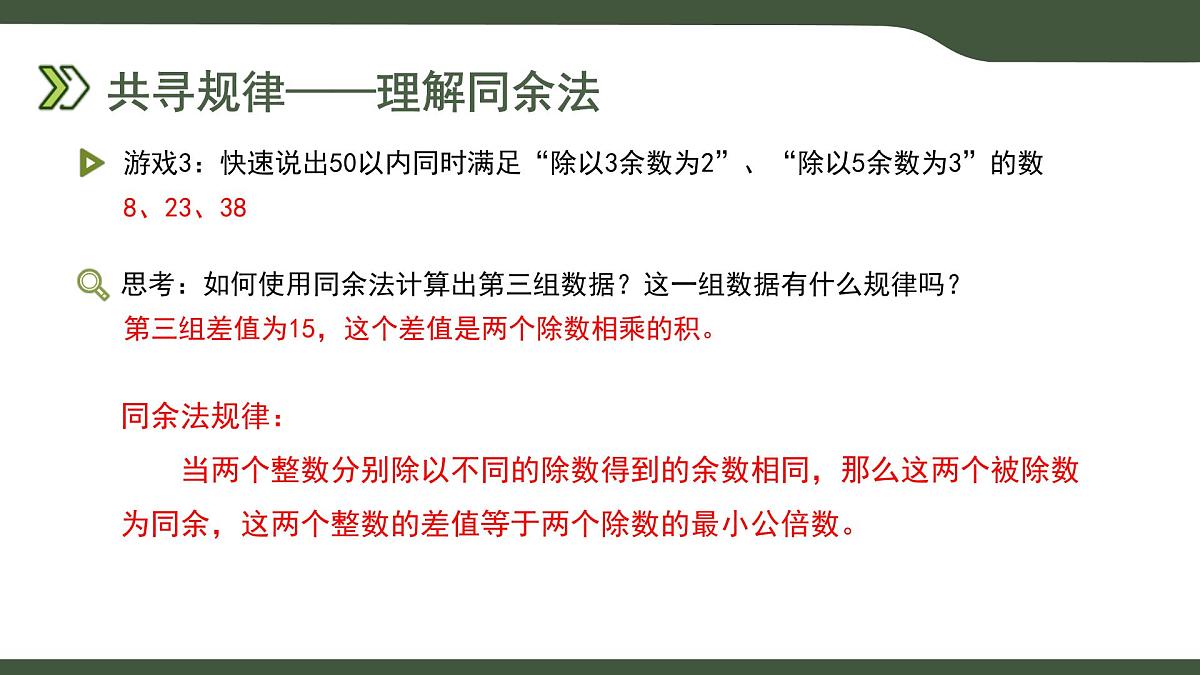 第12课 “韩信点兵”同余法的实现 课件 2025-2026学年六年级上册信息技术浙教版第4页