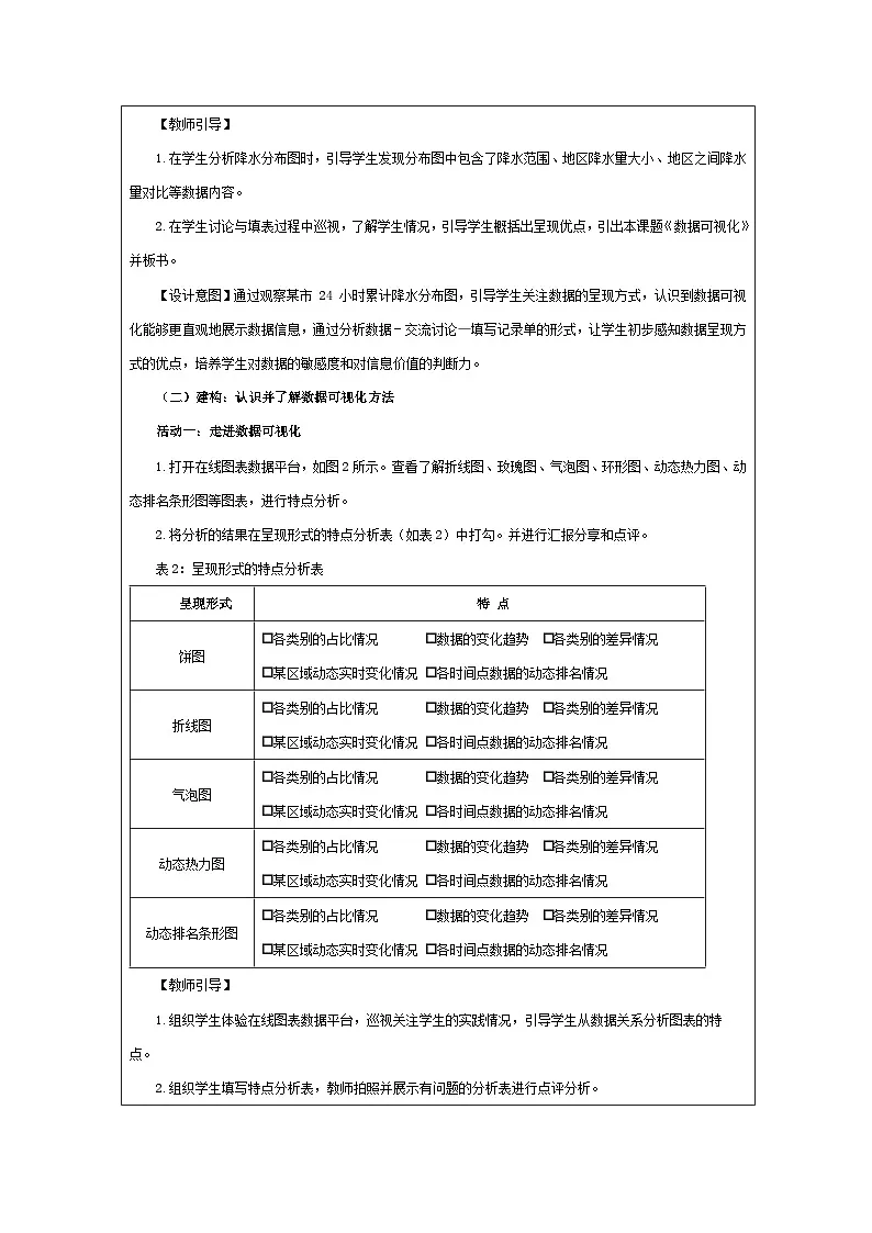 第12课 数据可视化 教学设计 2025-2026学年四年级下册信息技术浙教版第3页
