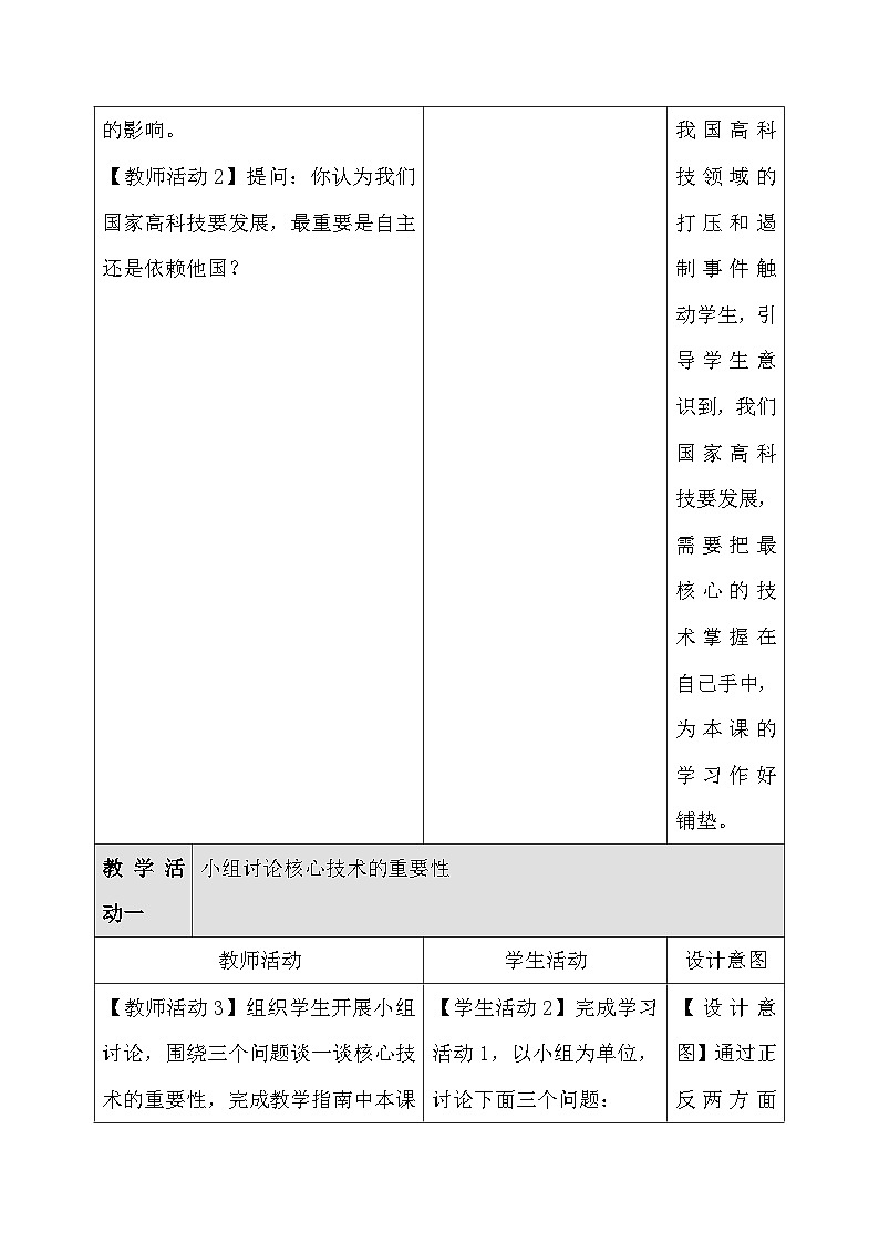 人教版（2024）六年级全一册信息科技第30课 自主可控变强大 教案第3页