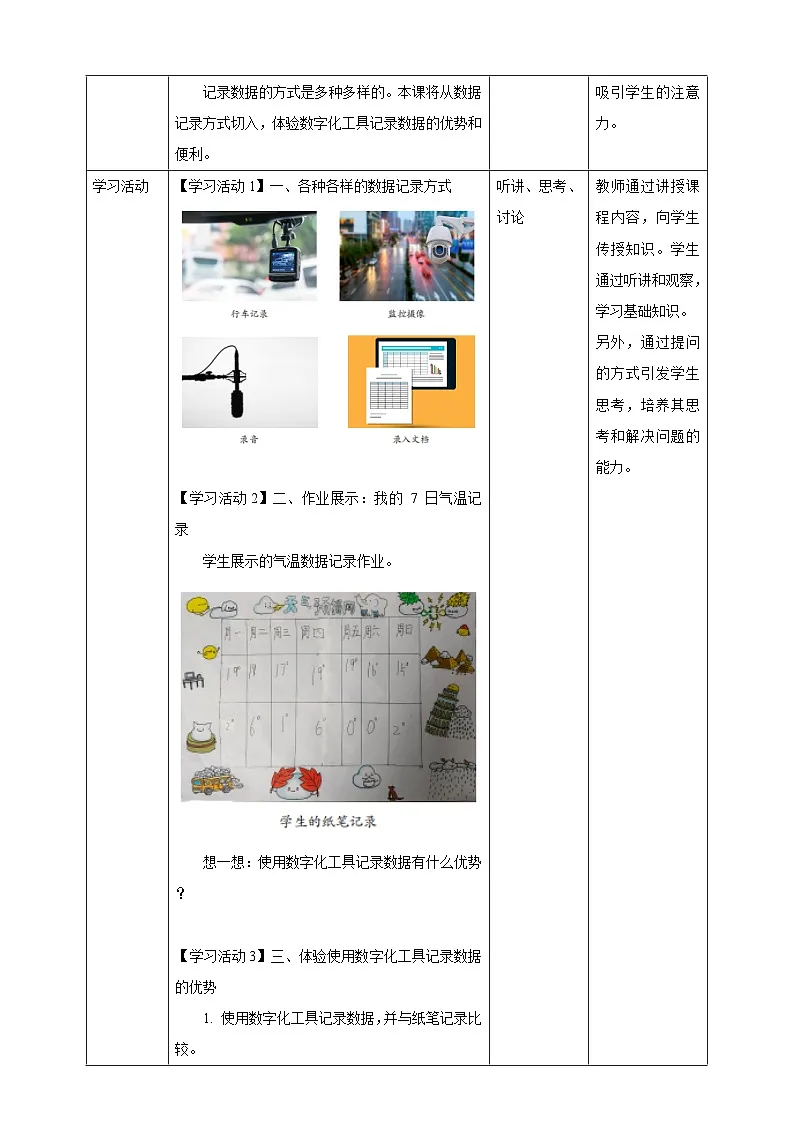 教案：第4课 记录数据讲诀窍第2页