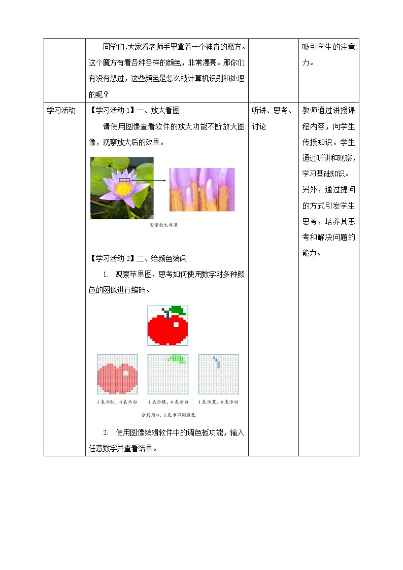 教案：第13课 多彩的数字世界 教案第2页