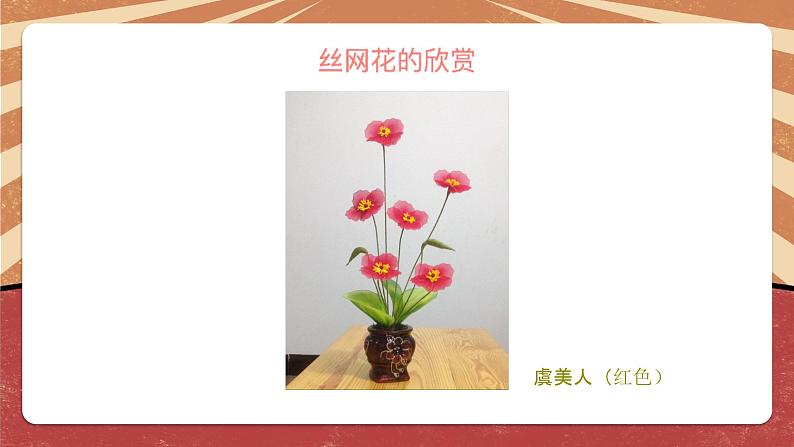 小学劳动教育 六年级 《丝网绽放百合花》第一课时  课件08