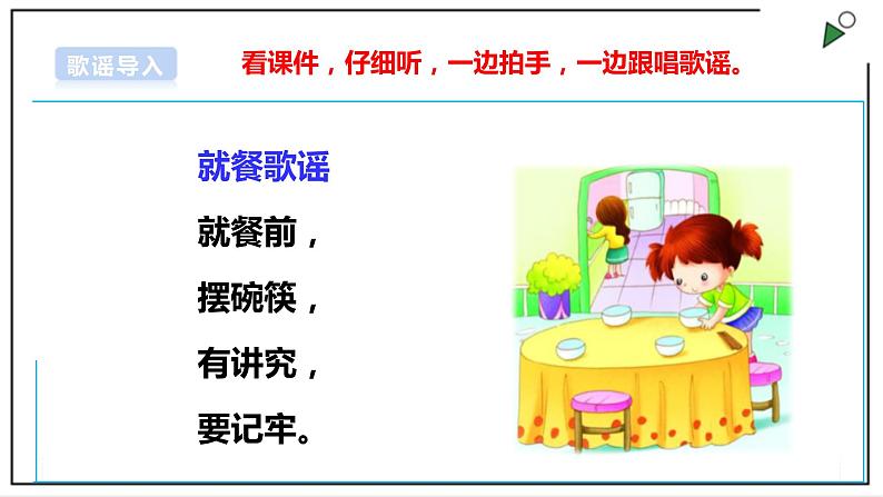 浙教版劳动一年级上册项目三 任务二《餐具我来摆》 课件+教案+素材03