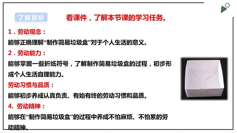 浙教版劳动二年级上项目三 任务三《制作简易垃圾盒》 课件+教案+素材02