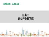 【浙教版】五年级上册《劳动》项目四 任务二《家乡行业我了解》课件+教案