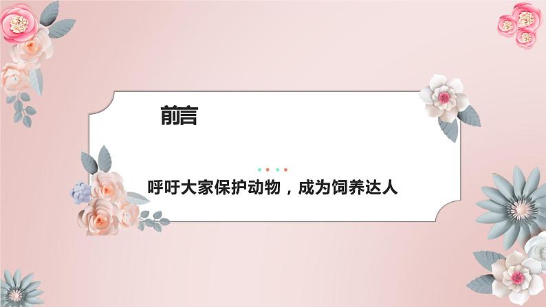 粤教版小学四年级劳动 饲养达人评选会 课件02