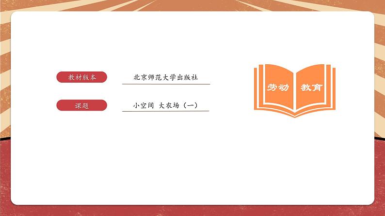 六年级活动7《小空间大农场》第一、二课时课件PPT第1页