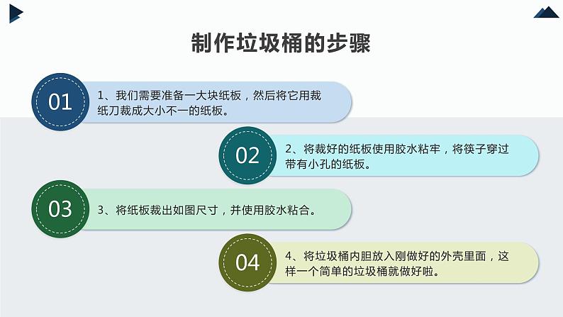 浙教版小学二年级劳动同步课件任务三制作简易垃圾桶第7页