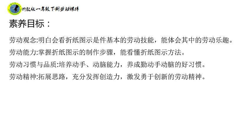 浙教版一年级劳动下册项目四任务一折纸图示我会看课件+素材03