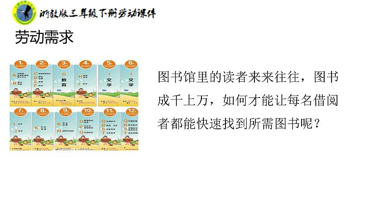 浙教版三年级劳动下册项目三任务二图书借阅我服务课件+素材08