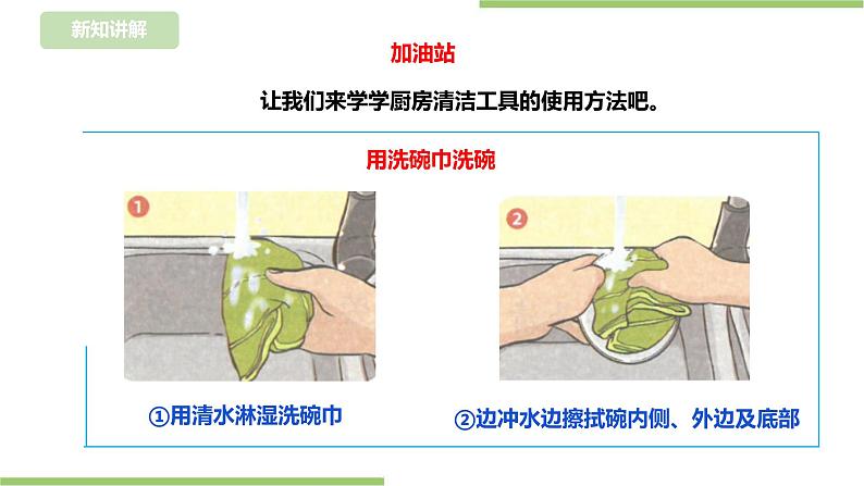 【浙教版】二年级下册《劳动》项目二  任务一 《清洁厨房用具》课件第4页