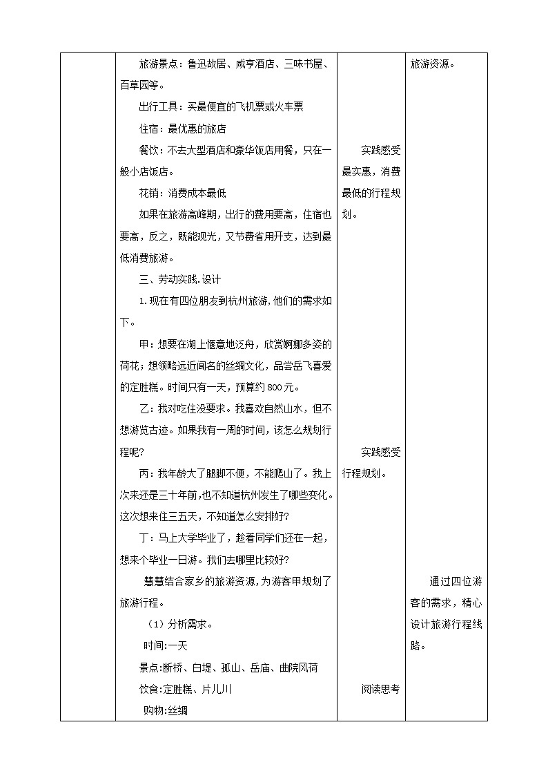 任务二《旅游行程我规划》课件+教案03