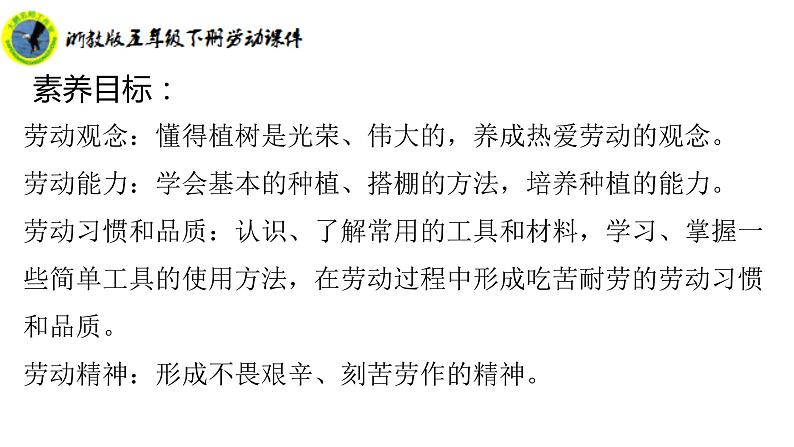 浙教版五年级下册劳动项目二任务一小果树我来种课件+素材03