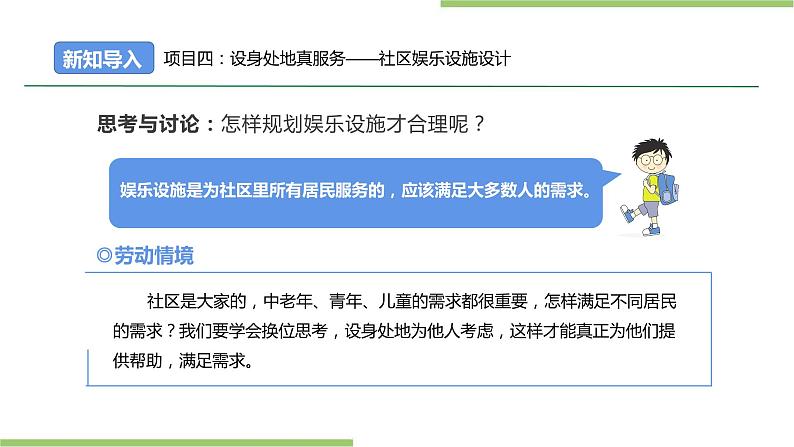 项目四 任务一《社区娱乐设施“我调查”》课件＋教案03