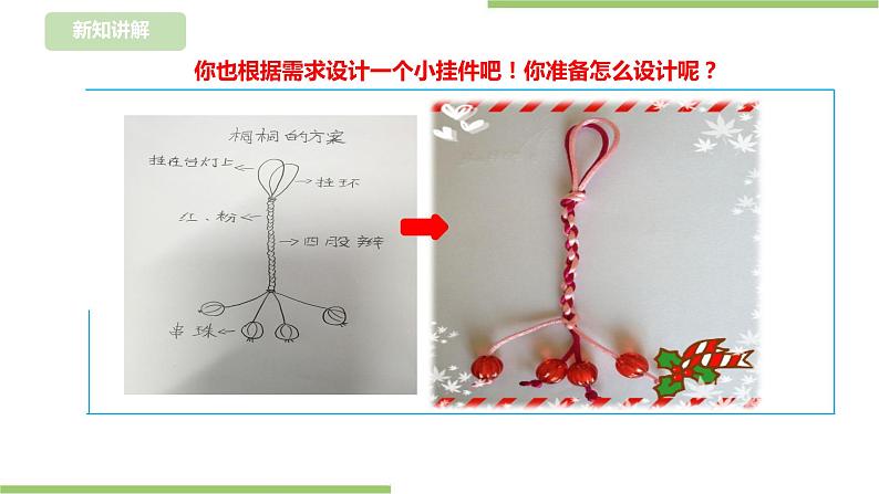 浙教版二年级下册《劳动》项目四  任务二 《小挂件我设计》 课件08