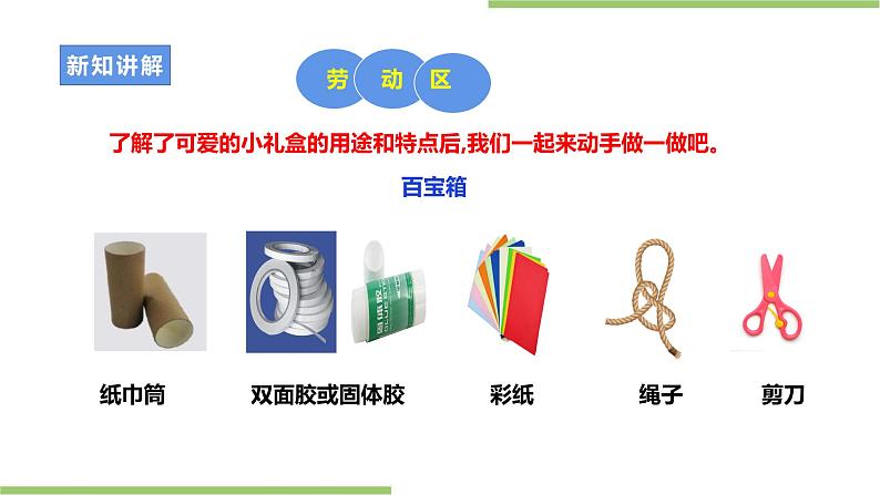 粤教版二年级全册《劳动与技术》第三单元 《 可爱的小礼盒》课件第8页