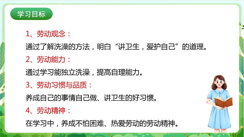 【核心素养目标】人教版劳动教育二年级下册 项目二《洗澡》课件＋教案+素材02