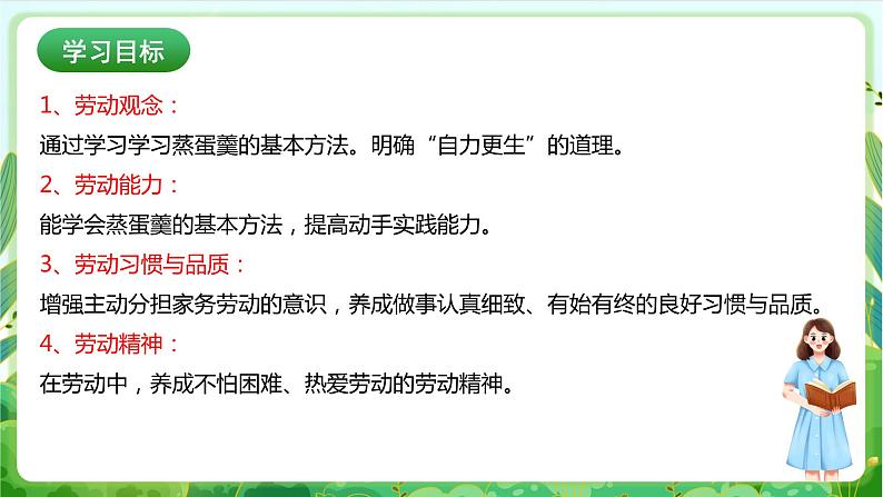 【核心素养目标】人教版劳动教育三年级下册 劳动项目四 《蒸蛋羹 》课件＋教案+素材02