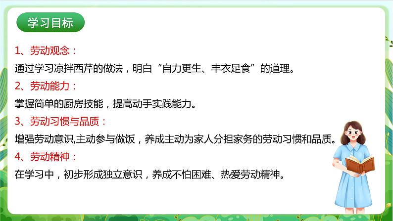 【核心素养目标】人教版劳动教育三年级下册 劳动项目五 《凉拌西芹》 课件＋教案+素材02