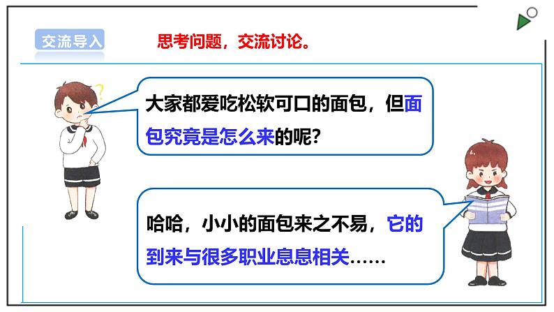 浙教版劳动三上项目4 任务1《探寻面包里的职业劳动》课件04